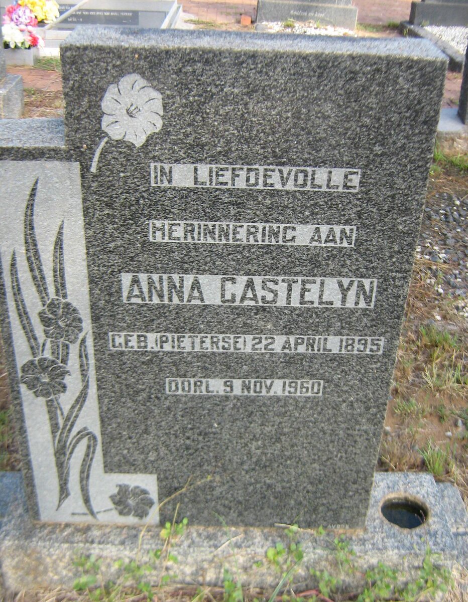 CASTELYN Anna nee PIETERSE 1895-1960