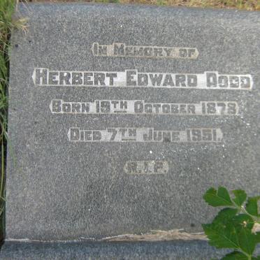 DODD Herbert Edward 1878-1951