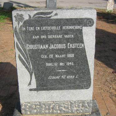 EKSTEEN Christiaan Jacobus 1868-1945