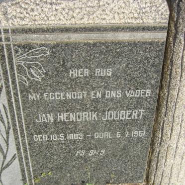 JOUBERT Jan Hendrik 1883-1961