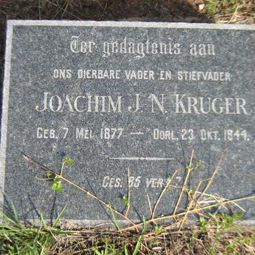 KRUGER Joachim J.N. 1877-1944