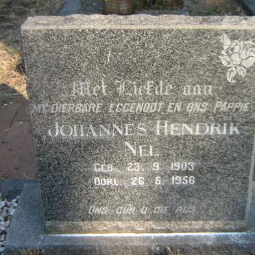 NEL Johannes Hendrik 1903-1956