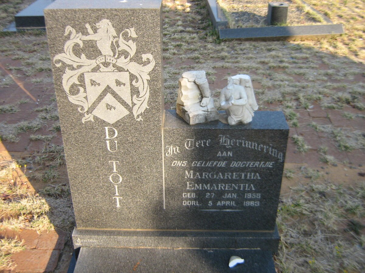 TOIT Margaretha Emmarentia, du 1958-1963