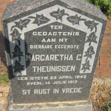 THEUNISSEN Margaretha C. nee STEYN 1842-1913