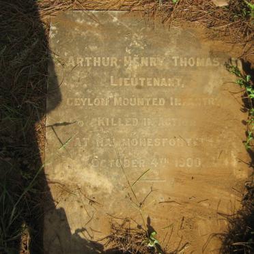 THOMAS Arthur Henry -1900