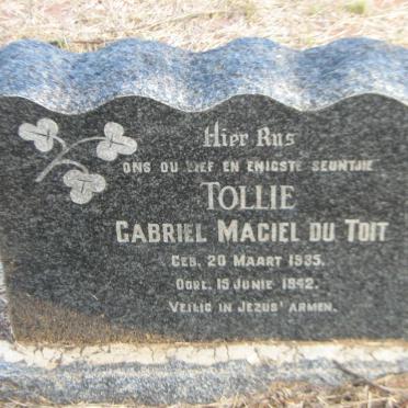 TOIT Gabriel Magiel, du 1935-1942