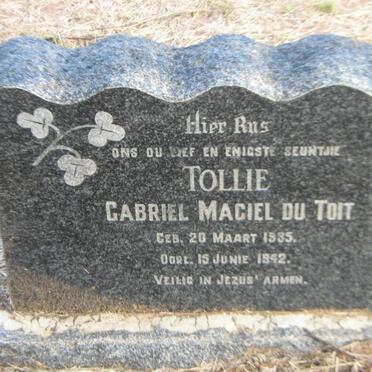 TOIT Gabriel Magiel, du 1935-1942