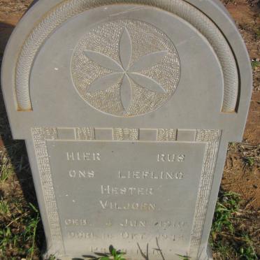 VILJOEN Hester 1910-1932