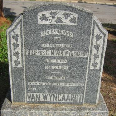 WYNGAARDT Philippus C.M., van 1855-1941