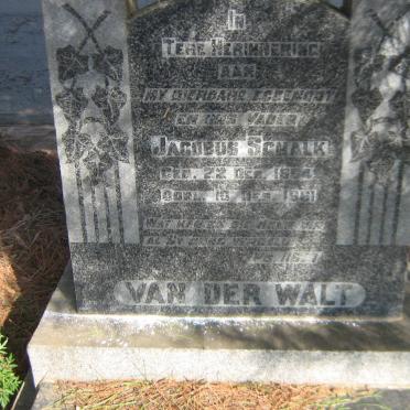 WALT Jacobus Schalk, van der 1854-1961