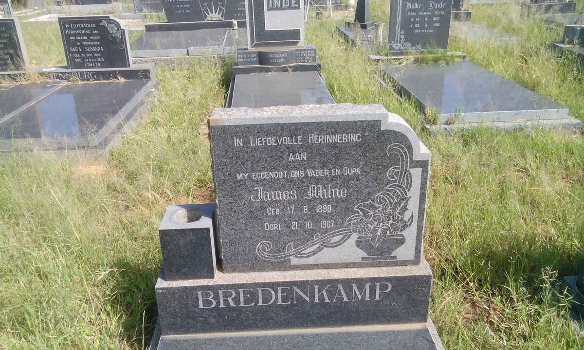 BREDENKAMP James Milne 1898-1967