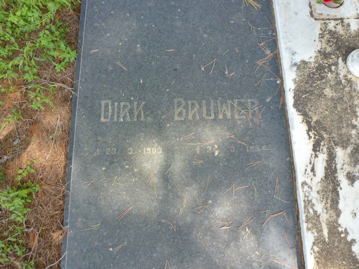 BRUWER Dirk 1903-1984 &amp; Tina 1911-1993
