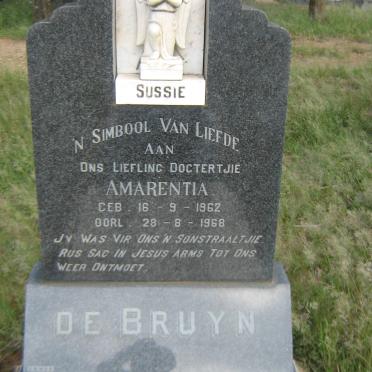 BRUYN Amarentia, de 1962-1968