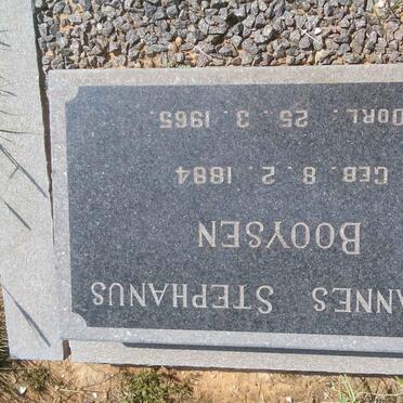 BOOYSEN Johannes Stephanus 1884-1965