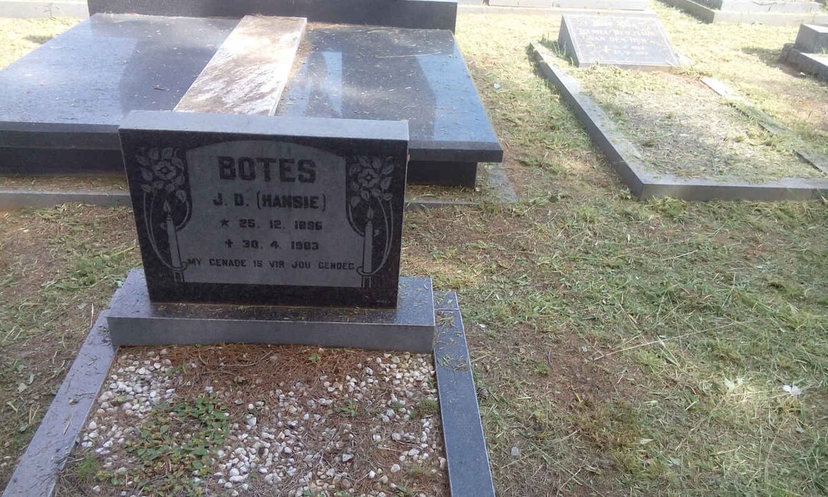 BOTES J.D. 1896-1983