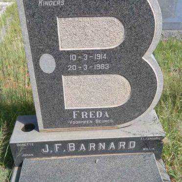 BARNARD J.F. formerly BEUKES 1914-1983