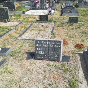 BEKKER Fanie 1919-1996