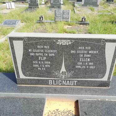 BLIGNAUT Flip 1906-1975 &amp; Ellen 1910-1983