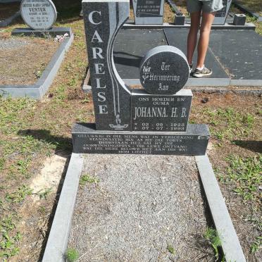 CARELSE Johanna H.B. 1923-1993