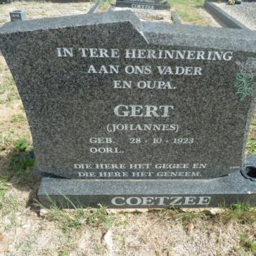 COETZEE Gert 1923-