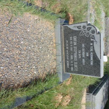 CLOETE Gideon Stephanus 1887-1962