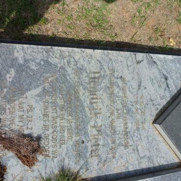 FERREIRA Hendrik Pieter 1941-2000 &amp; Elizabeth J.C. 1945-