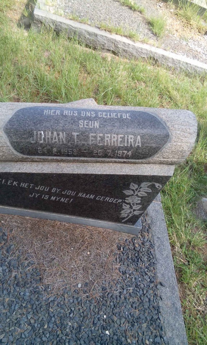 FERREIRA Johan T. 1953-1974
