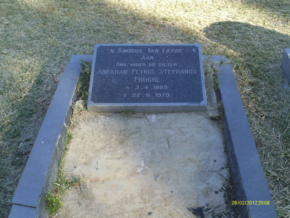 FOUCHE Abraham Petrus Stephanus 1889-1979