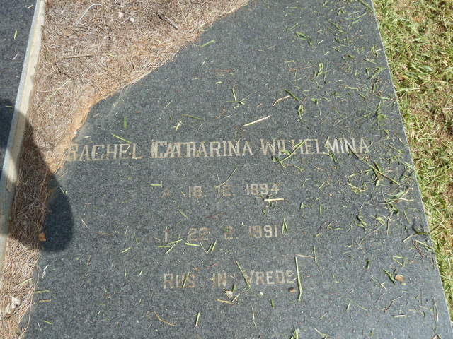 GOUWS Rachel Catharina Wilhelmina 1894-1991