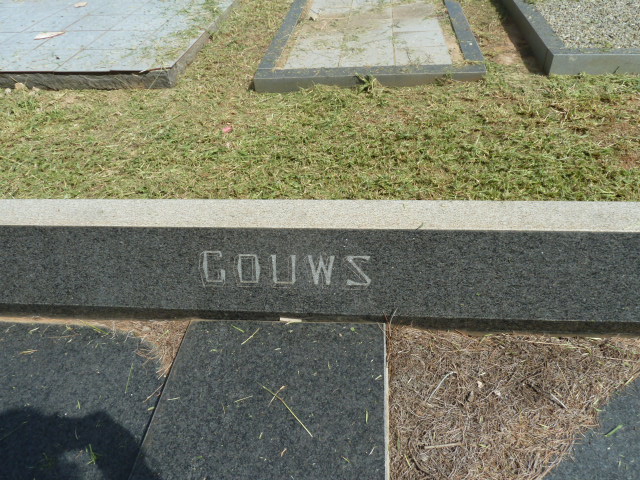 GOUWS Johannes Stefanus 1892-1981 &amp; Rachel Catharina Wilhelmina 1894-1991