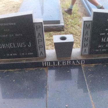 HILLEBRAND Cornelius J. 1901-1984 &amp; Maria S. TEMPELHOFF 190?-1982