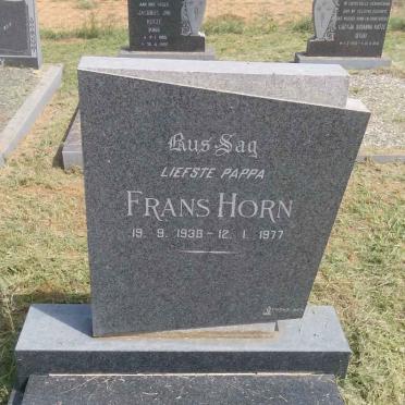 HORN Frans 1938-1977