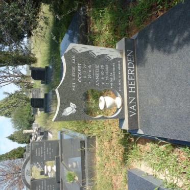 HEERDEN Ockert, van 1929-1991 &amp; Annatjie 1928-2016