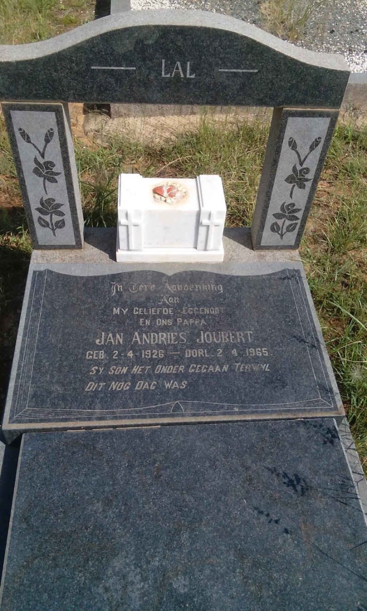 JOUBERT Jan Andries 1926-1965