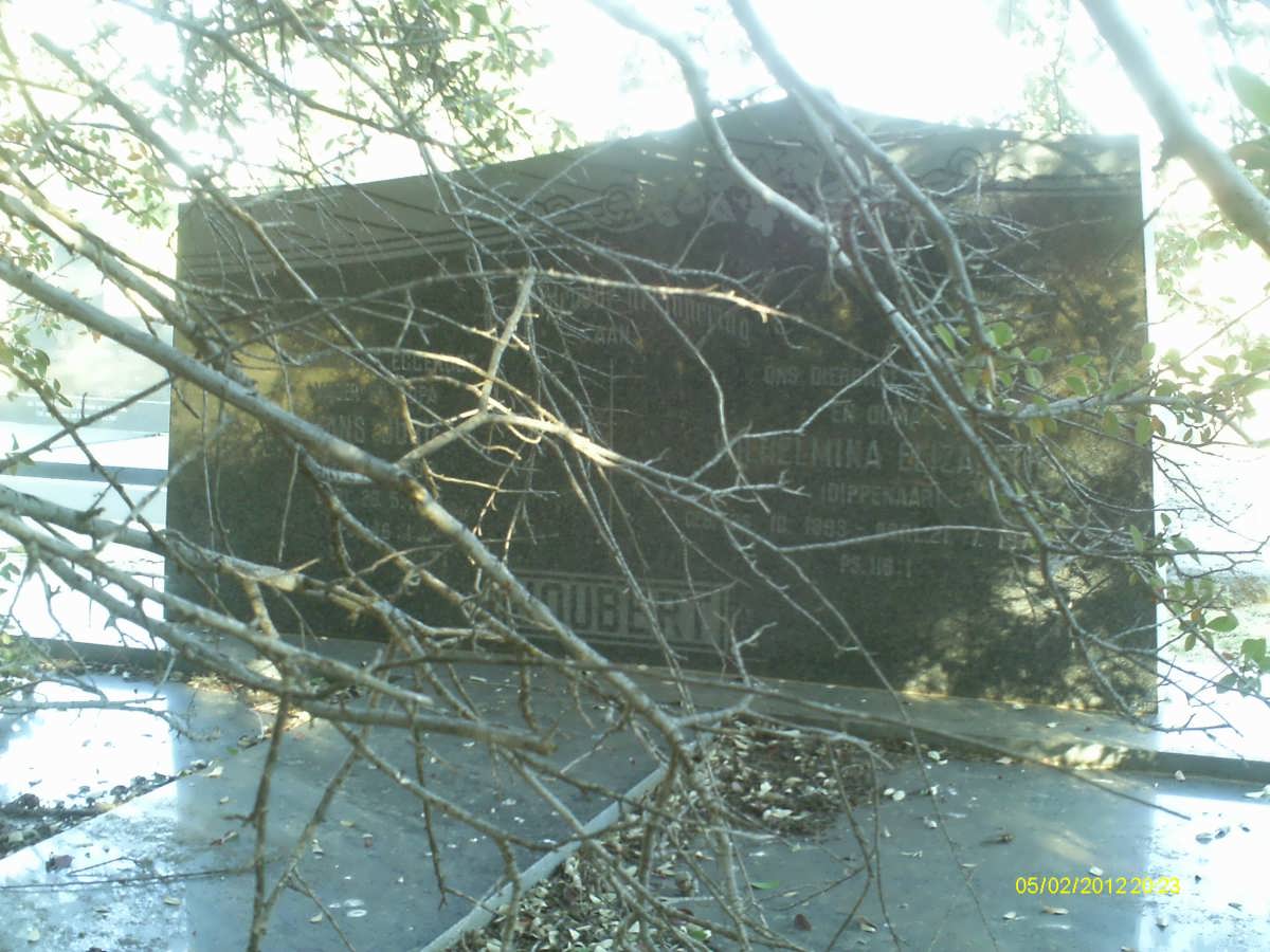 JOUBERT ? &amp; Wilhelmina Elizabeth DIPPENAAR 