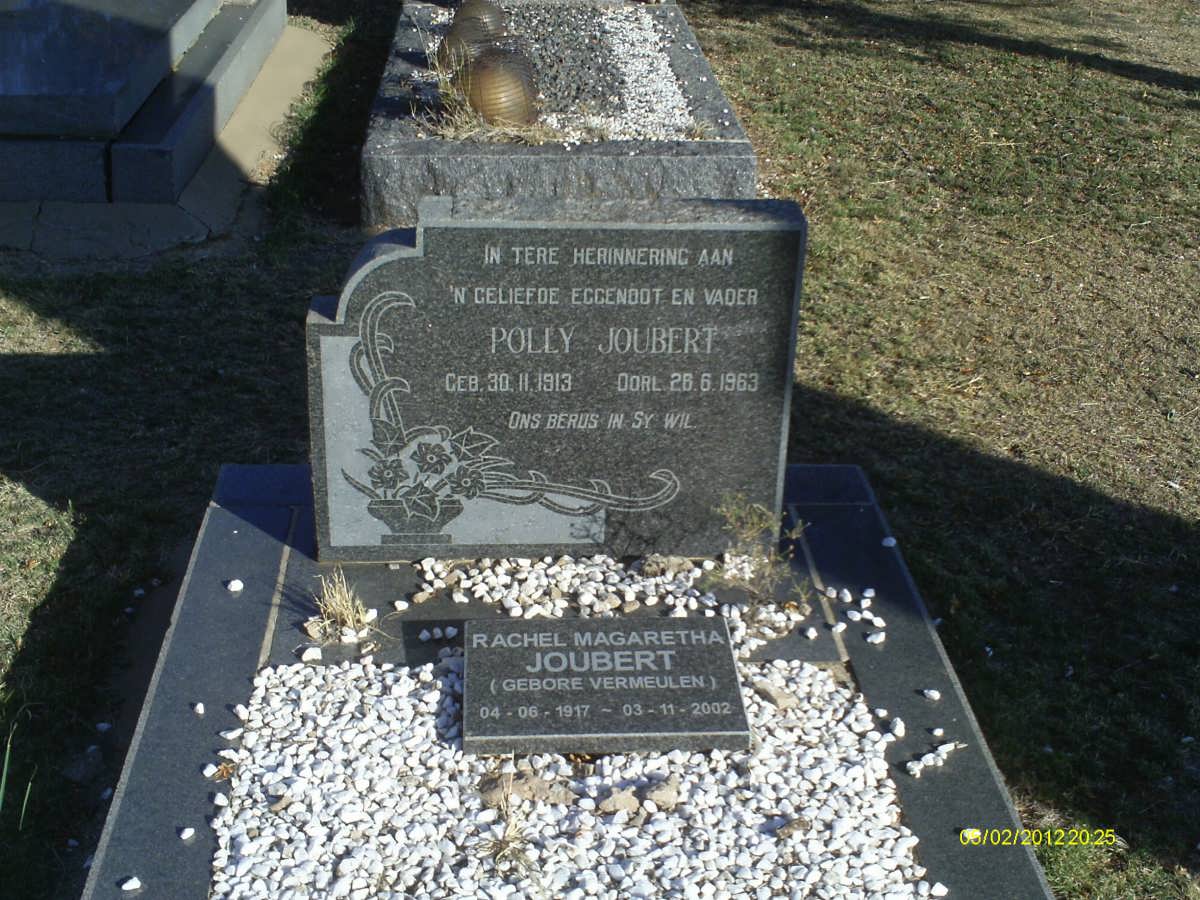 JOUBERT Polly 1913-1963 &amp; Rachel Magaretha VERMEULEN 1917-2002