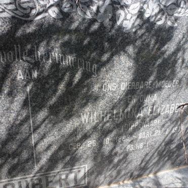 JOUBERT Hans Jurie 1895-1969 &amp; Wilhelmina Elizabeth DIPPENAAR 1883-197?