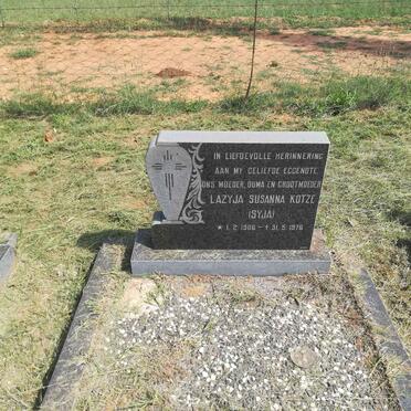 KOTZE Lazyja Susanna 1906-1976