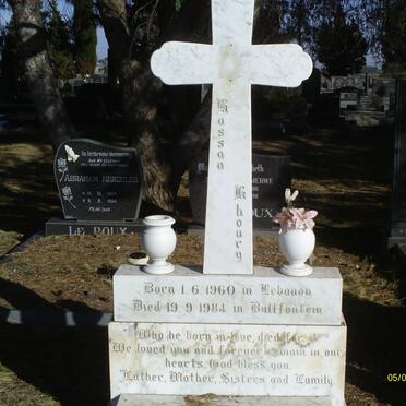 KHOURY Hassan 1960-1984