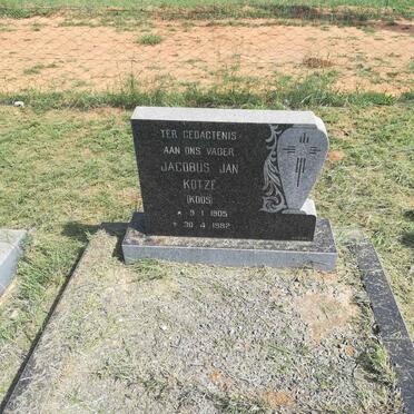 KOTZE Jacobus Jan 1905-1982