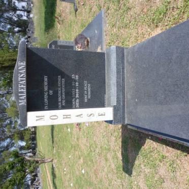 MOHASE Malefatsane 1953-2010