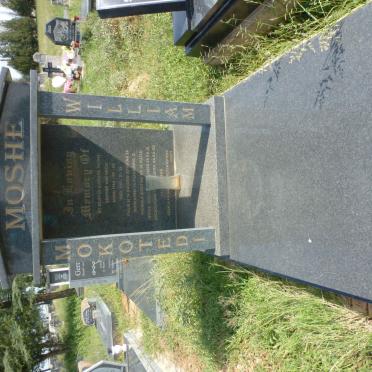 MOSHE Mokotedi William 1964-2011