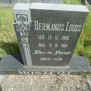MOSTERT Hermanus Louis 1906-1989