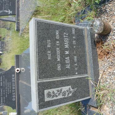 MARITZ Alida M. 1916-1993 :: DU PLESSIS Pieter D. 1946-1997