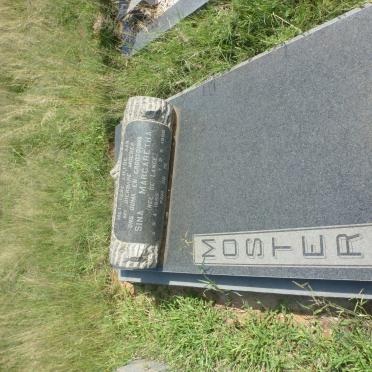 MOSTERT Sina Margaretha nee DE LANGE 1899-1986