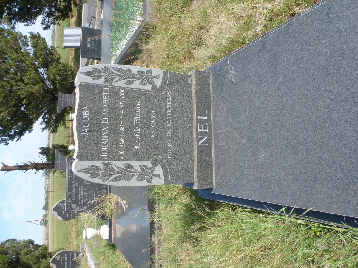 NEL Jacoba Johanna Elizabeth 1921-1998