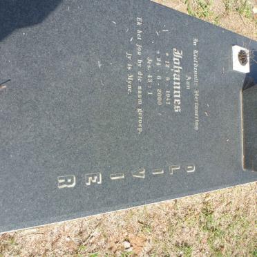 OLIVIER Johannes 1941-2000