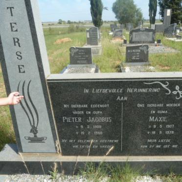 PIETERSE Pieter Jacobus 1909-1968 &amp; Maxie 1907-1978