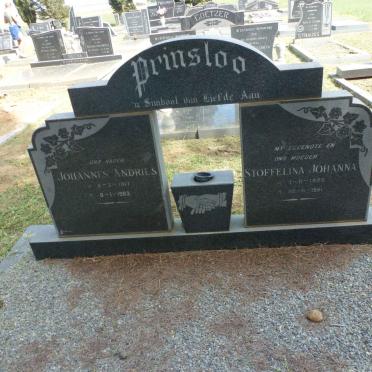 PRINSLOO Johannes Andries 1917-1983 &amp; Stoffelina Johanna 1920-1981