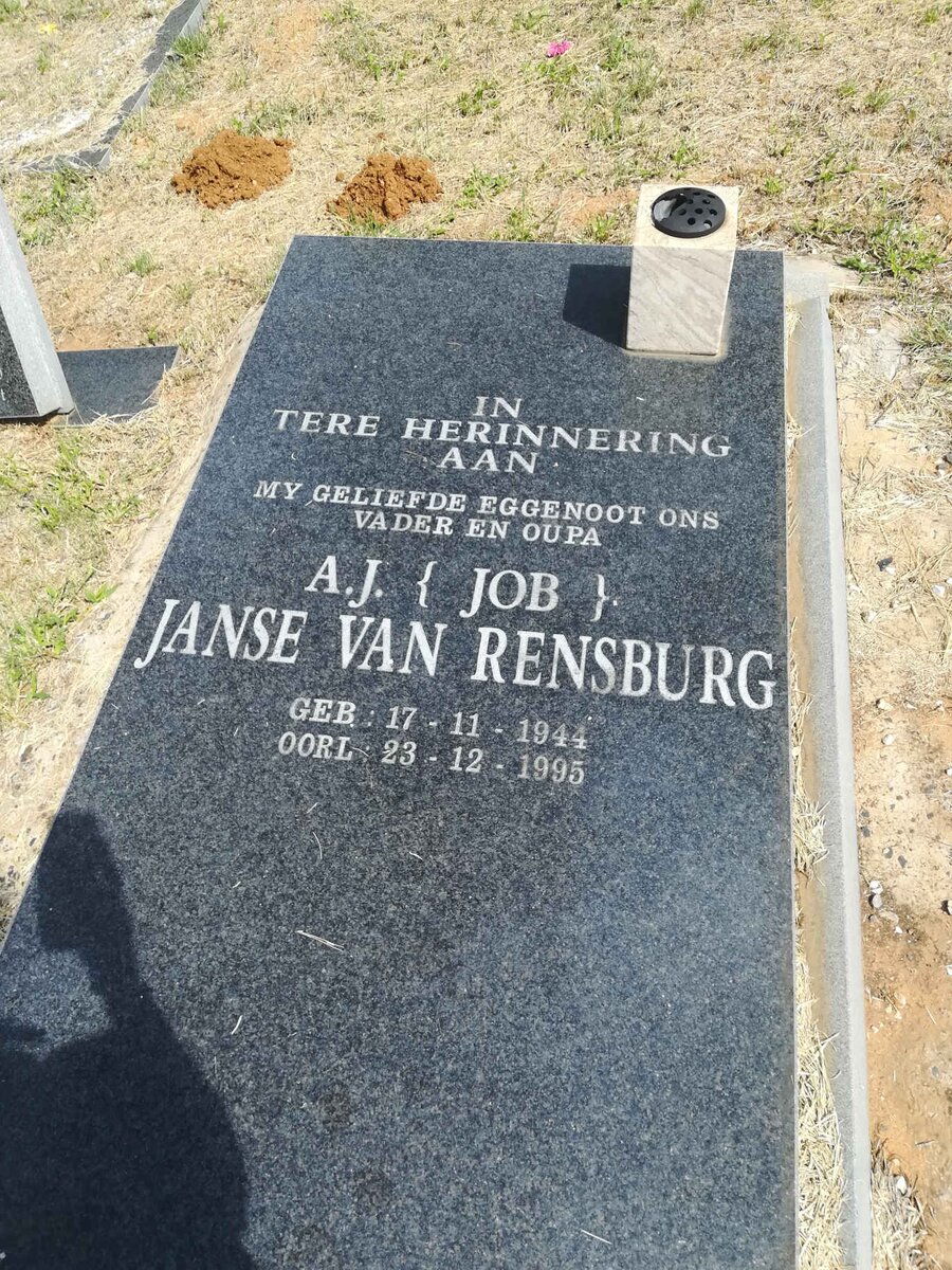 RENSBURG A.J., Janse van 1944-1995
